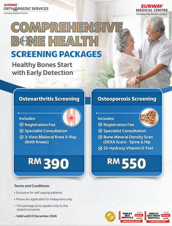 Comprehensive Bone Health Screening Packages
